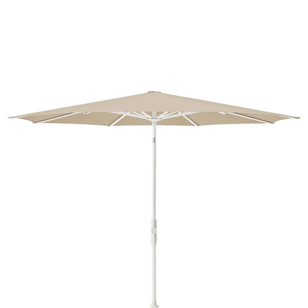 Glatz Twist 270 cm parasol matt white Kat.4 422 Cream