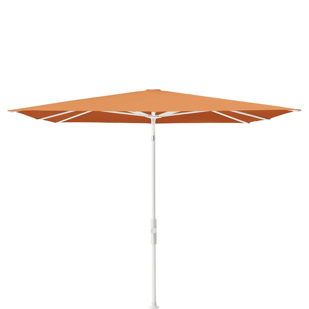 Glatz Twist parasol 240×240 cm matt white Kat.5 802 Sienna