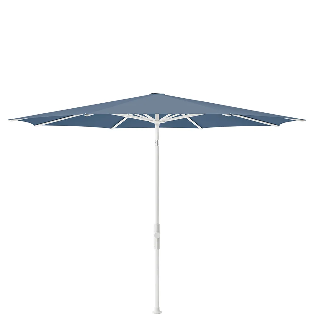 Glatz Twist 300 cm parasol matt white Kat.5 601 Waterfall