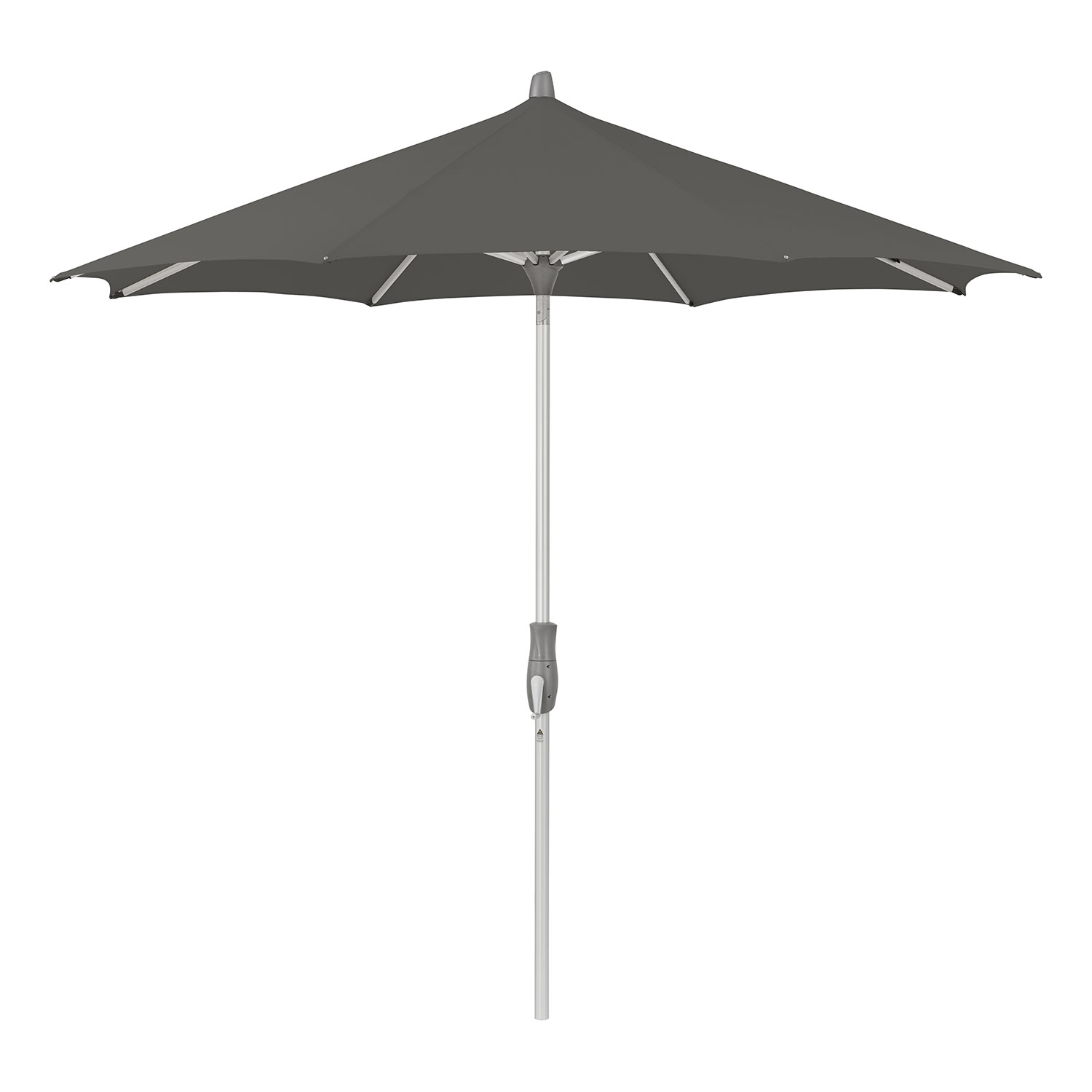 Glatz Alu-Twist Parasol 270 cm Kat.5 502 Thunder Glatz