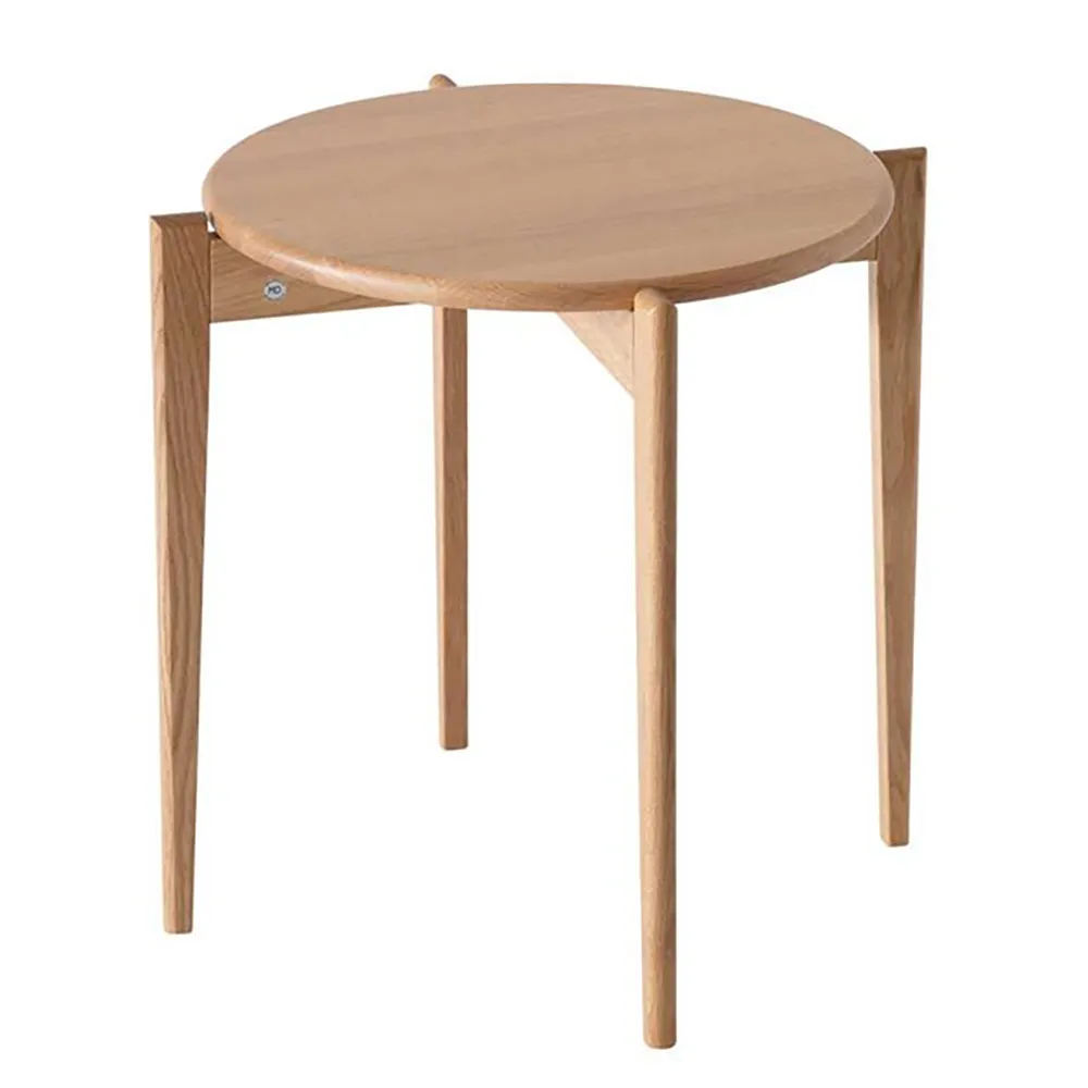 Oscarssons Möbel Tilia sidebord Ø51 cm lakeret eg