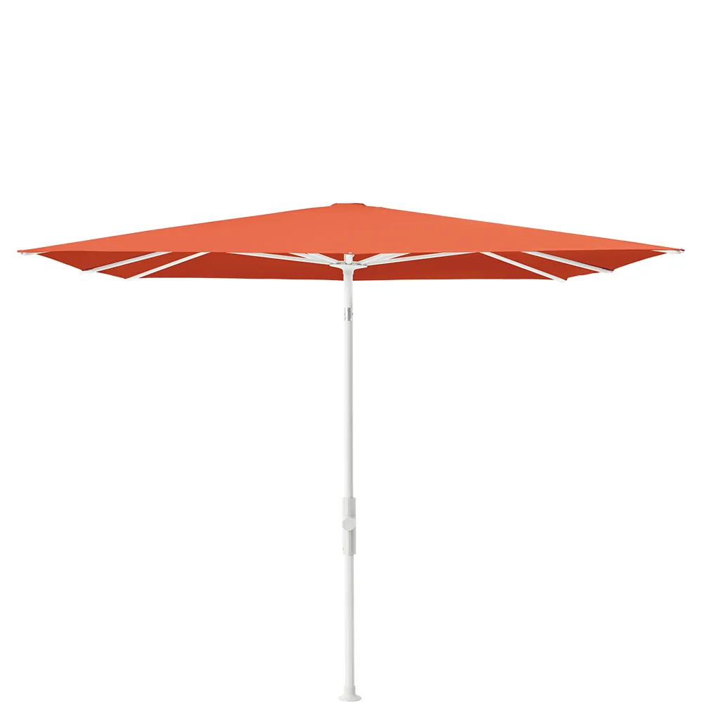 Glatz Twist parasol 240×240 cm matt white Kat.5 660 Papaya