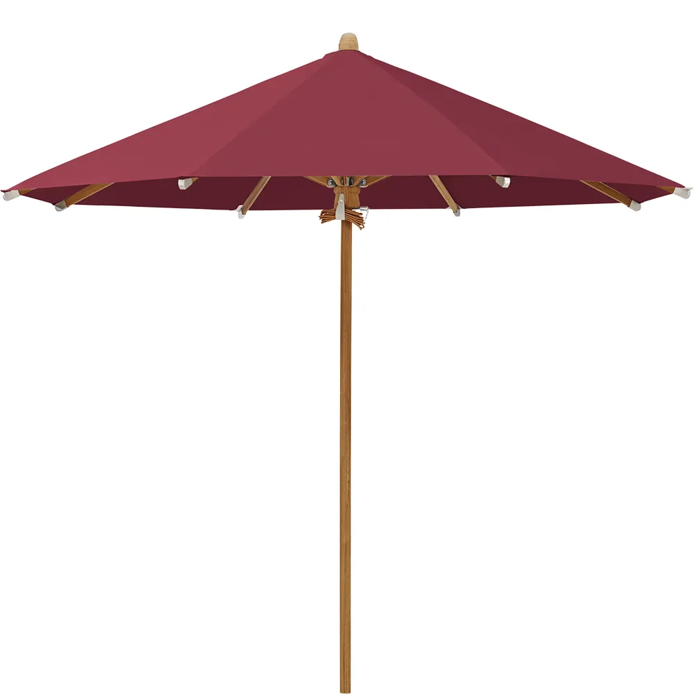 Glatz Teakwood parasol 350 cm Kat.4 436 Wine