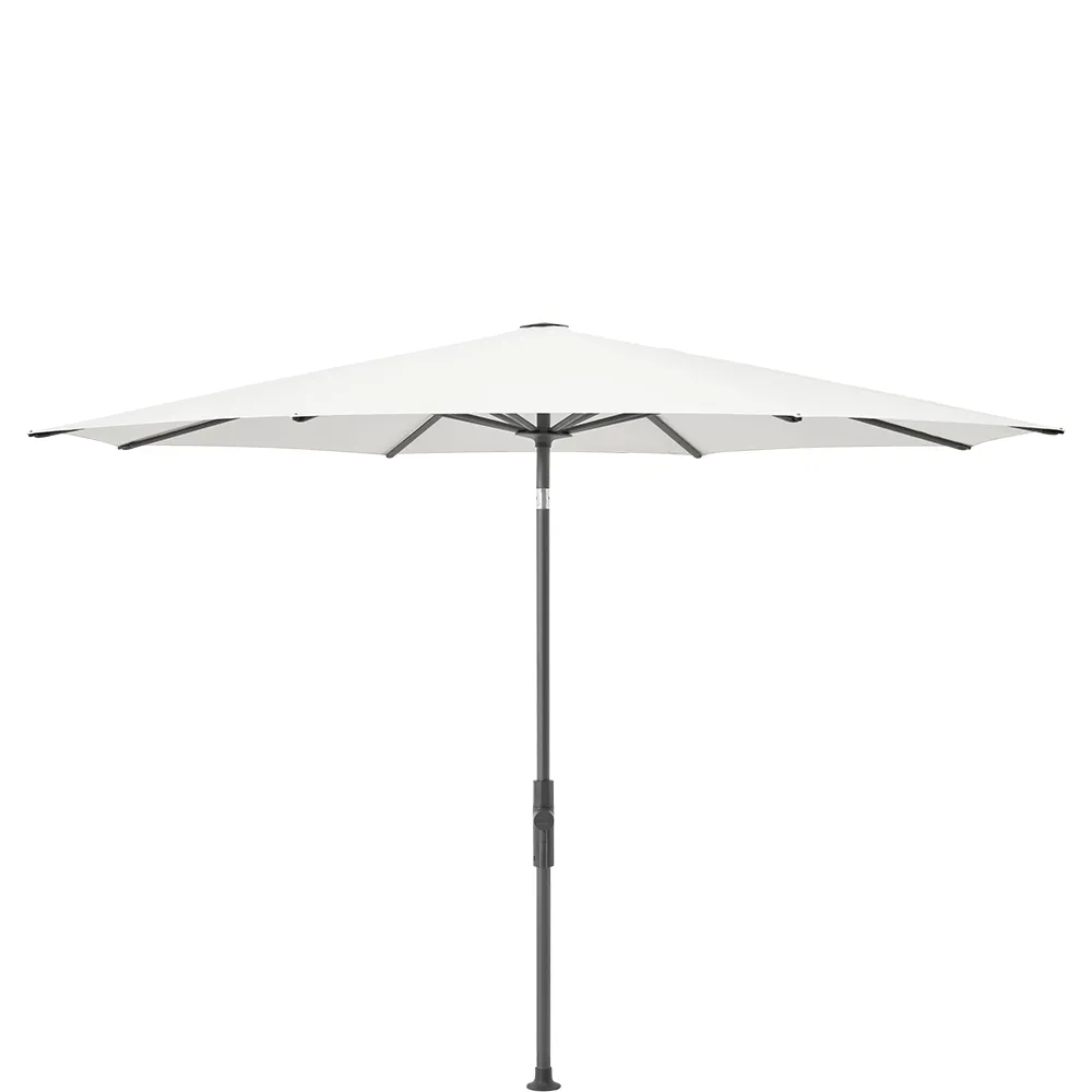 Glatz Twist parasol 270 cm anthracite Kat.5 510 White