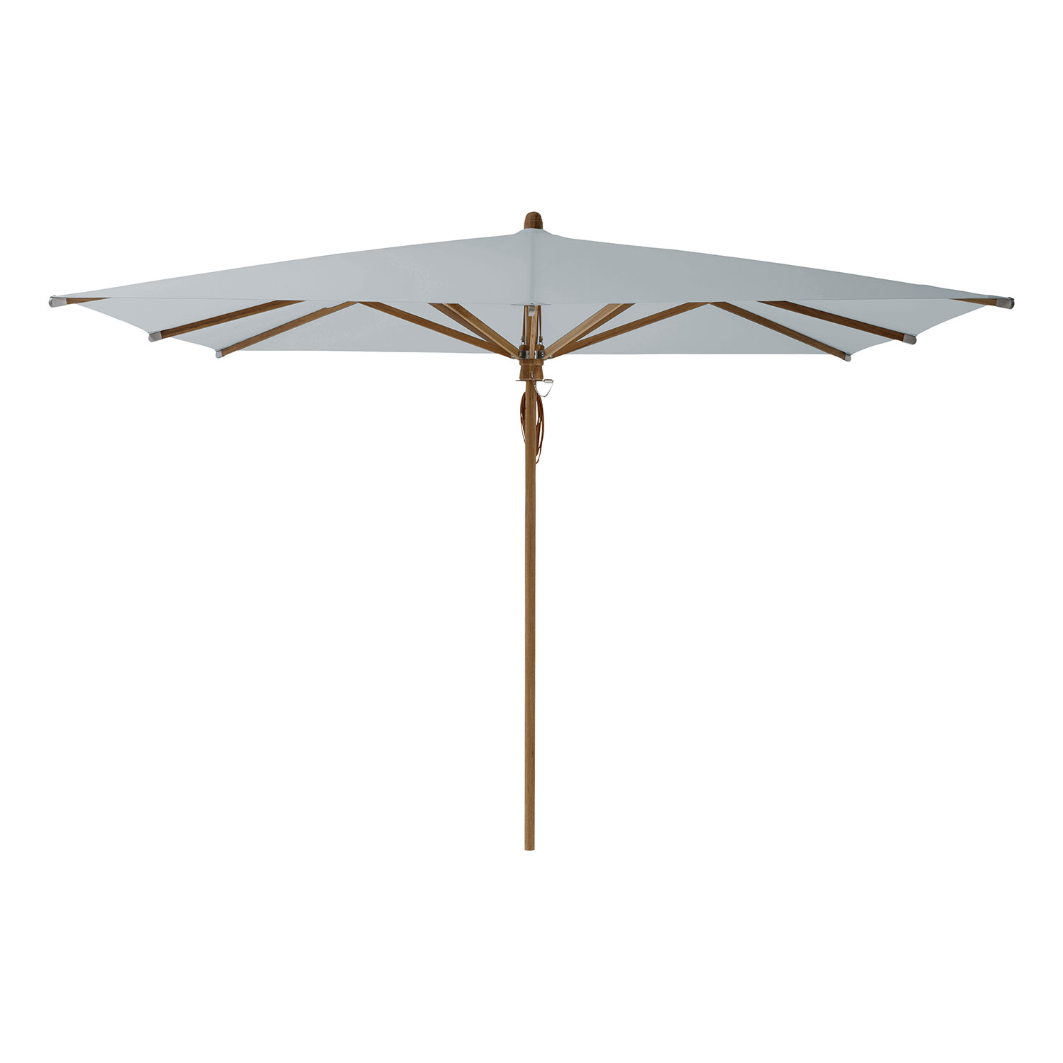 Glatz Teakwood Parasol 330×330 cm Kat.5 665 Chrome Glatz