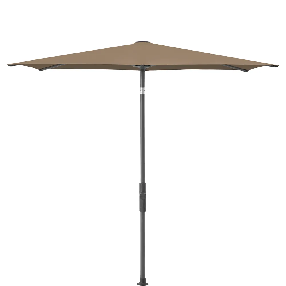 Glatz Twist parasol 250×200 cm anthracite Kat.5 805 Walnut