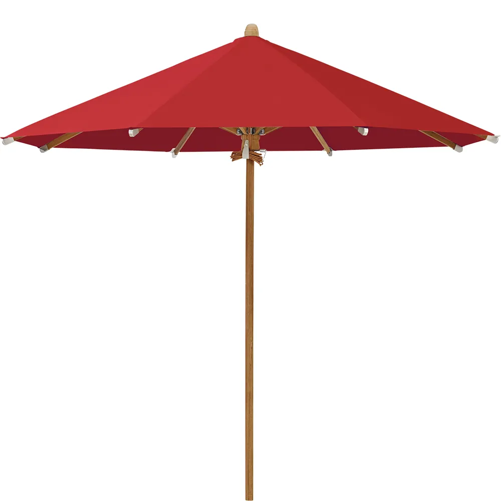 Glatz Teakwood parasol 300 cm Kat.4 403 Carmine