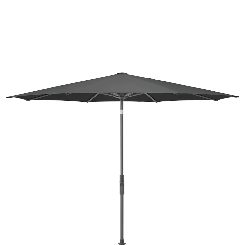 Glatz Twist parasol 270 cm anthracite Kat.5 669 Carbone