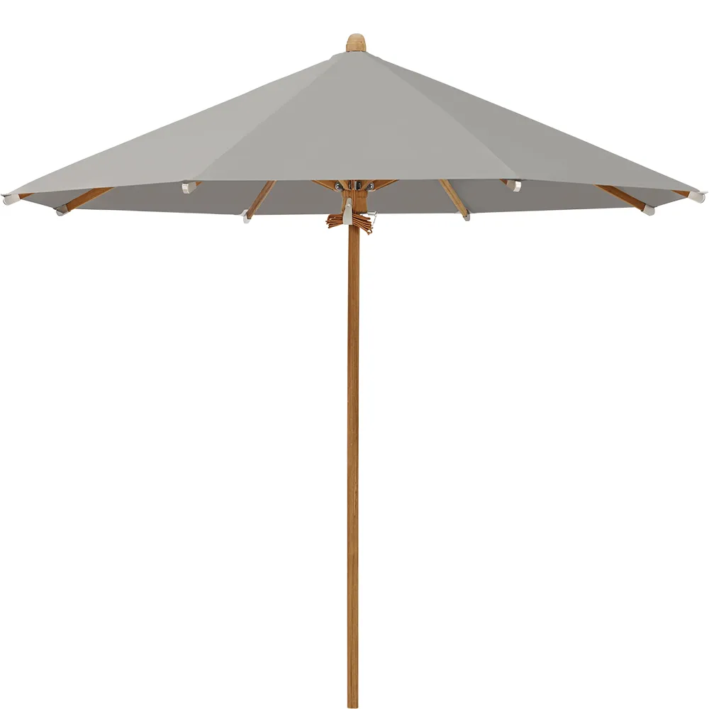 Glatz Teakwood parasol 350 cm Kat.5 558 Steel