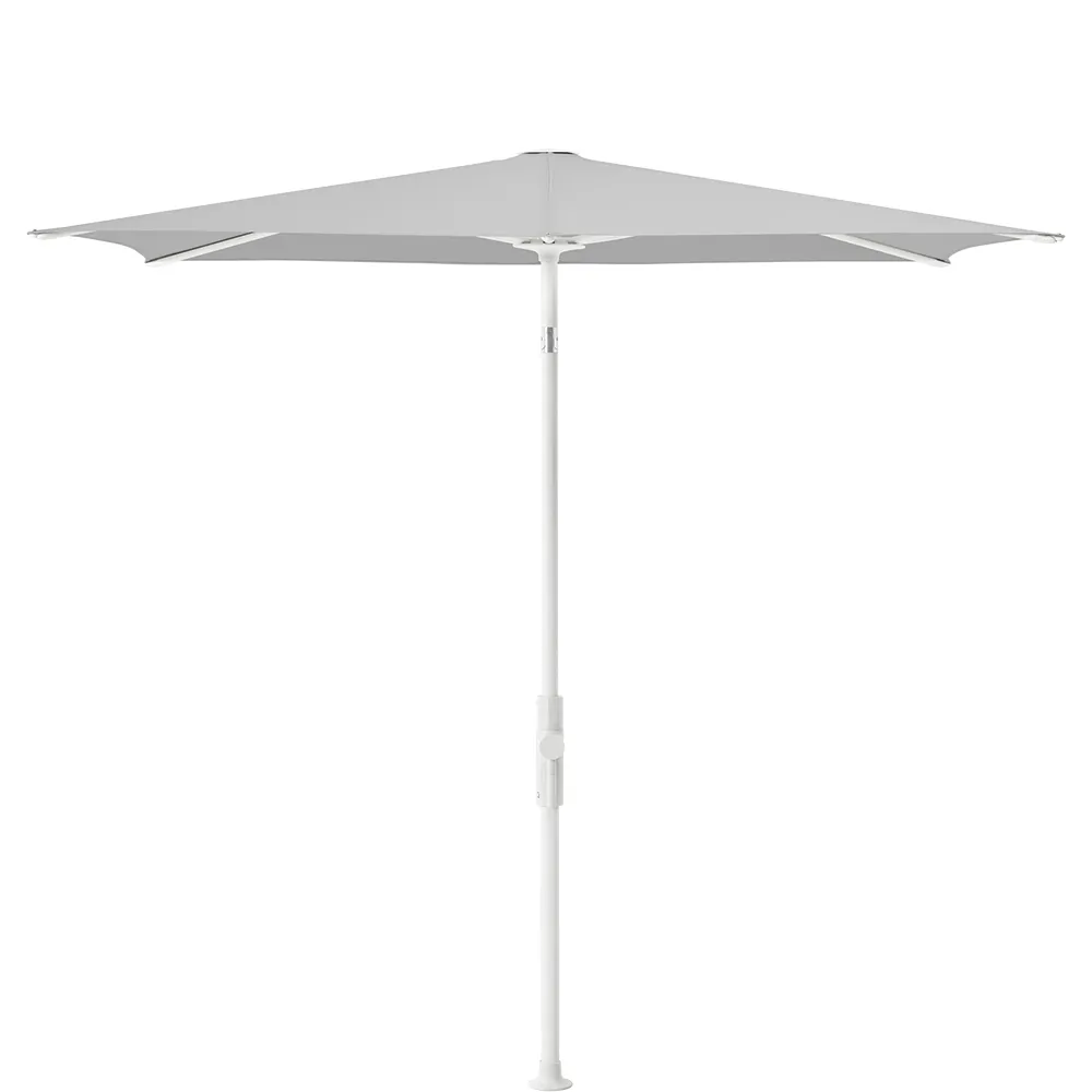 Glatz Twist parasol 250×200 cm matt white Kat.5 501 Granite