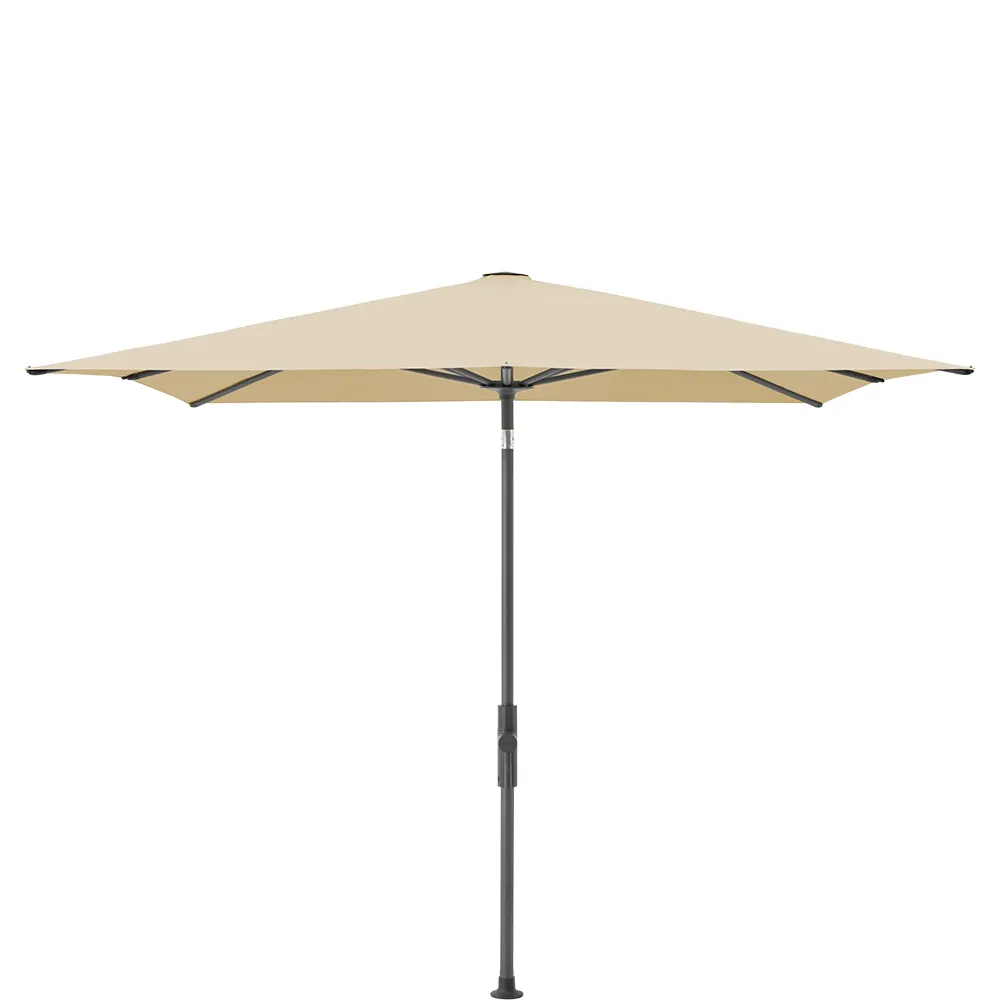 Glatz Twist parasol 240×240 cm anthracite Kat.5 526 Bamboo