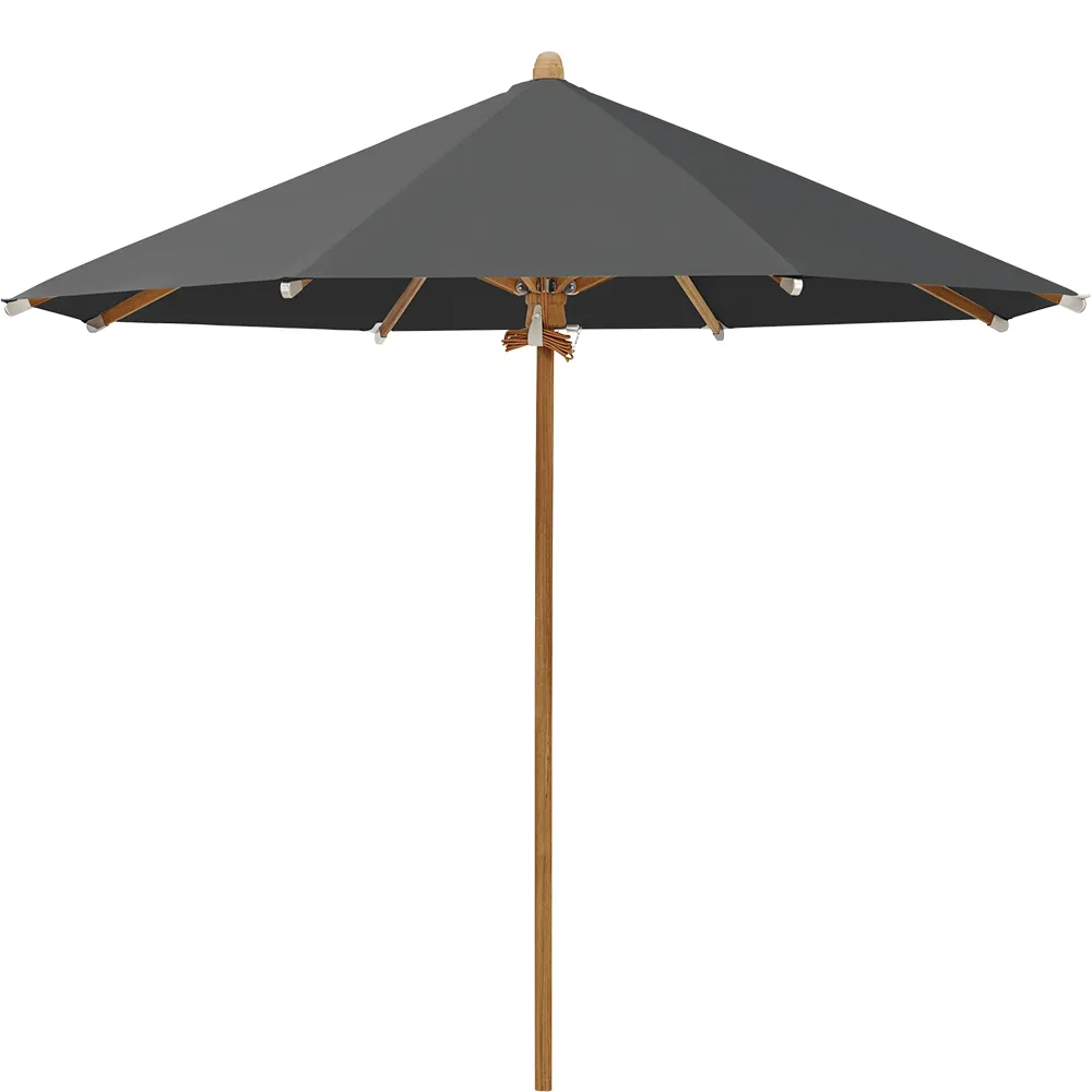 Glatz Teakwood parasol 300 cm Kat.5 669 Carbone