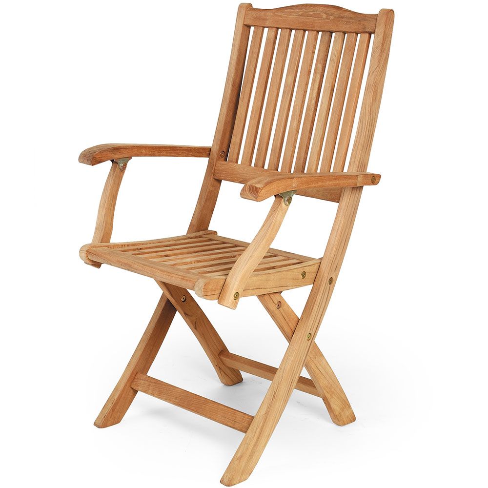 Brafab Filippa Stol/Karmstol Natur Teak Brafab