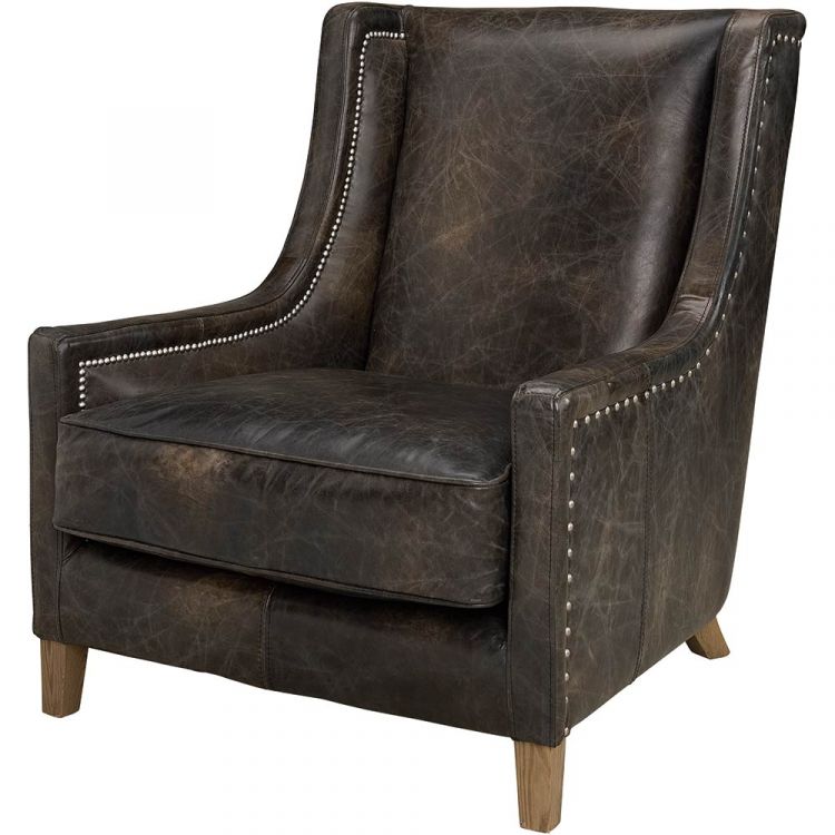 Artwood Aw44 Lænestol Leather Fudge Artwood