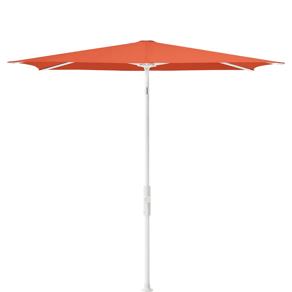 Glatz Twist parasol 250×200 cm matt white Kat.5 660 Papaya