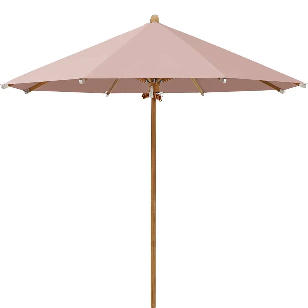 Glatz Teakwood parasol 350 cm Kat.5 639 Blush