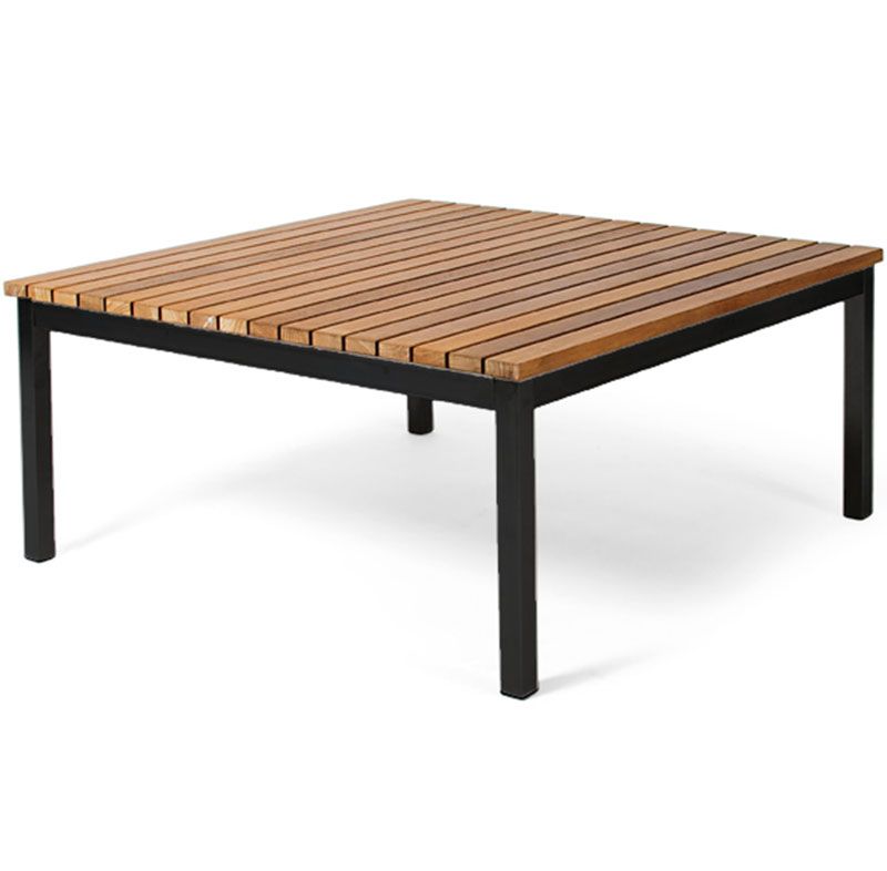 Skargaarden Häringe Sofabord 85×85 cm Sort/Teak