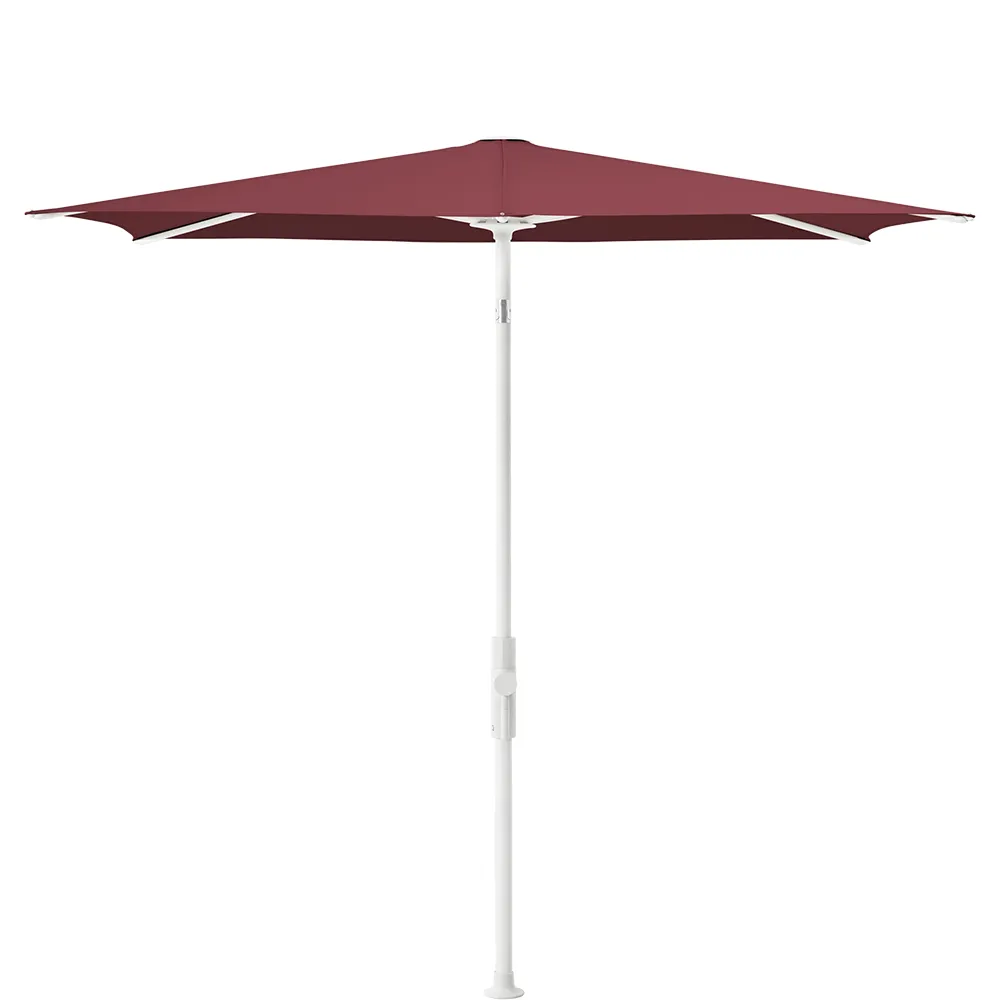 Glatz Twist parasol 210×150 cm matt white Kat.5 644 Merlot