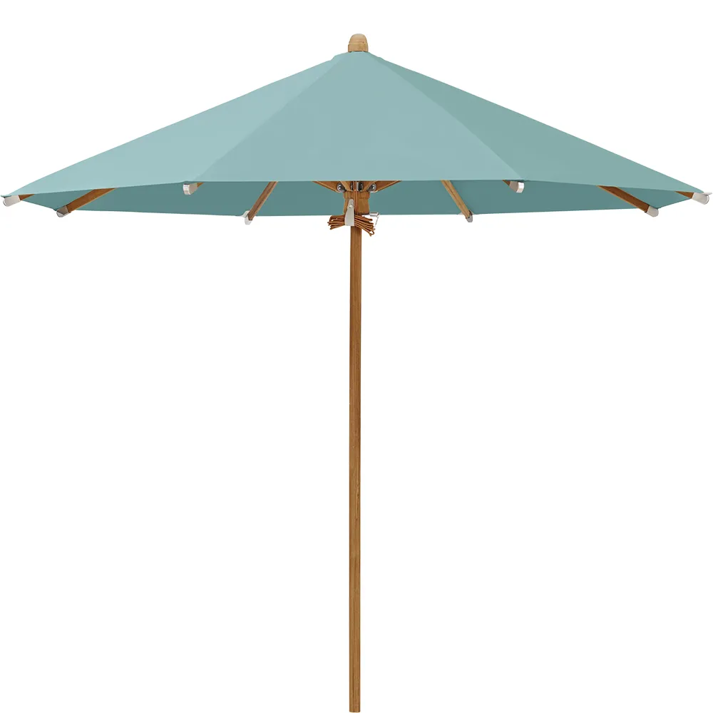 Glatz Teakwood parasol 350 cm Kat.4 417 Ocean
