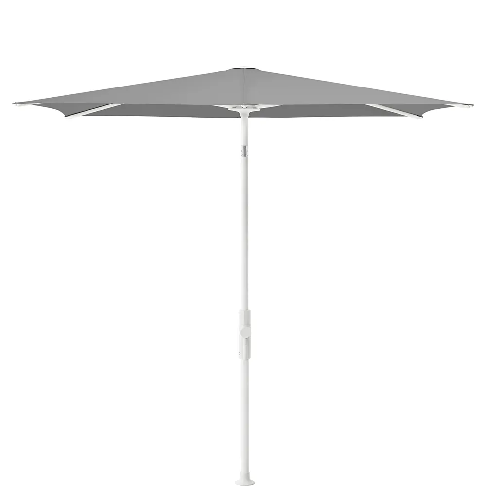 Glatz Twist parasol 210×150 cm matt white Kat.5 509 Slate