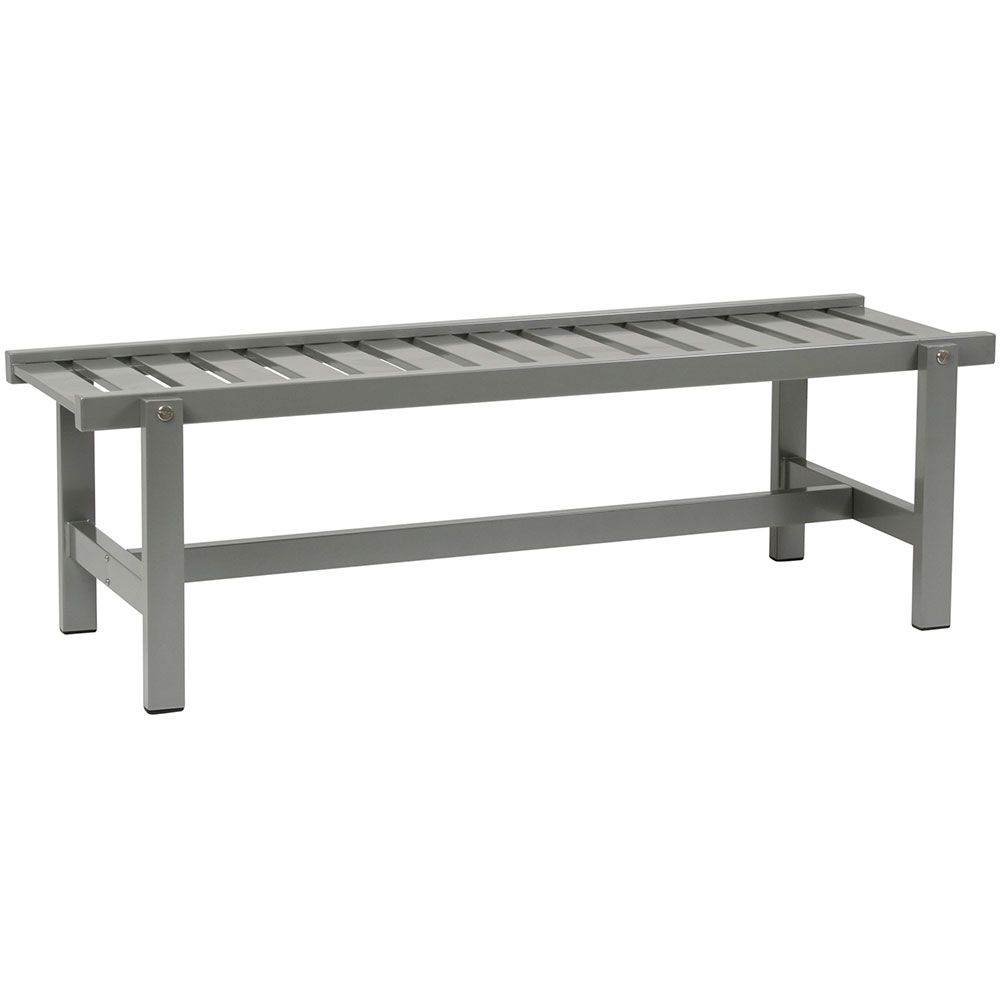 Fri Form 135cm Bænk aluminium grå