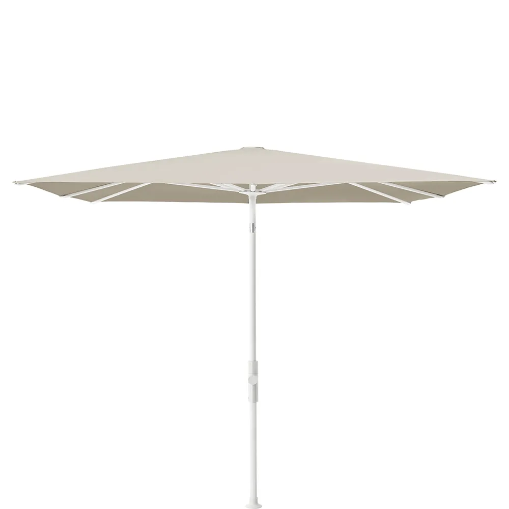 Glatz Twist parasol 240×240 cm matt white Kat.5 527 Urban Chrome