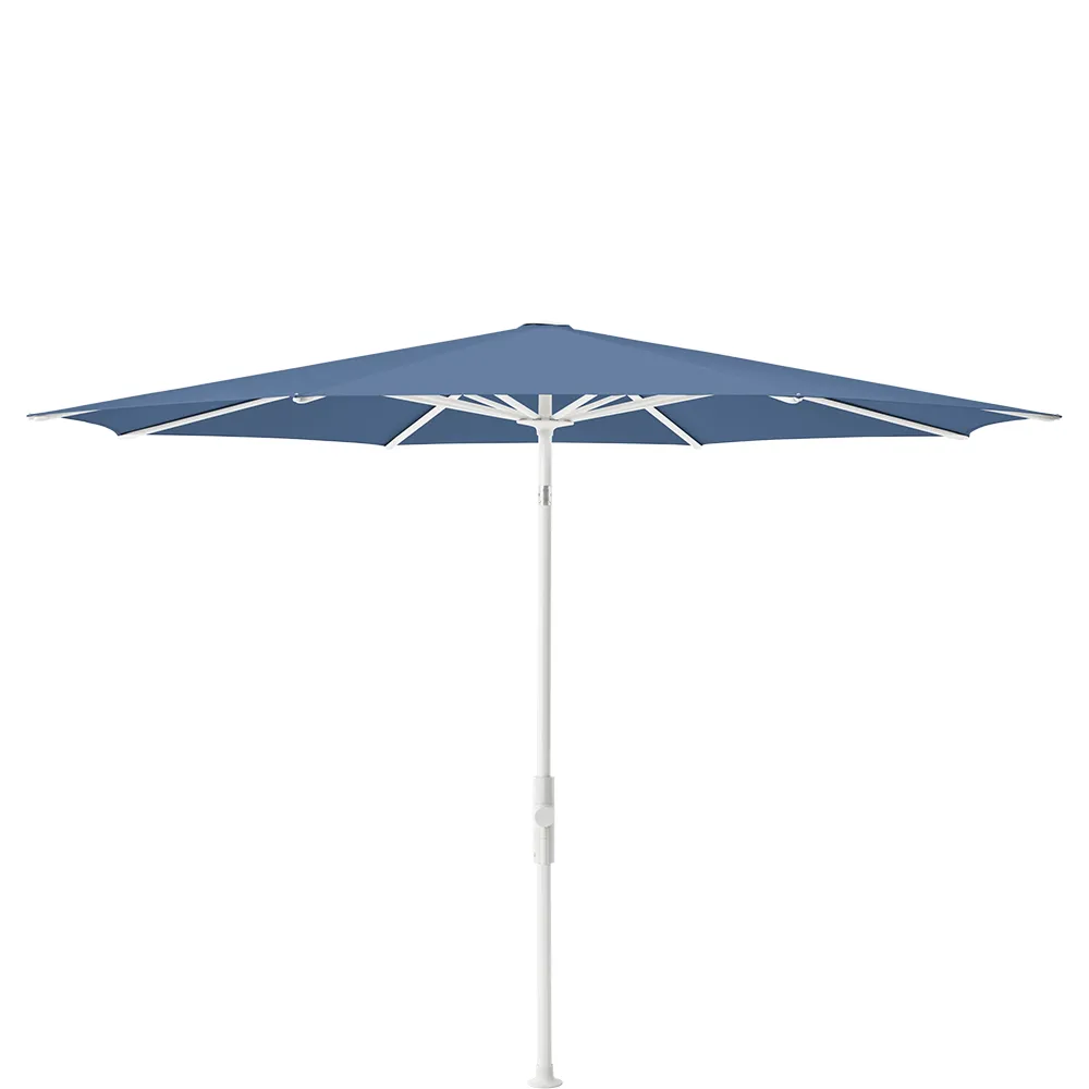 Glatz Twist 300 cm parasol matt white Kat.4 418 Cobalt