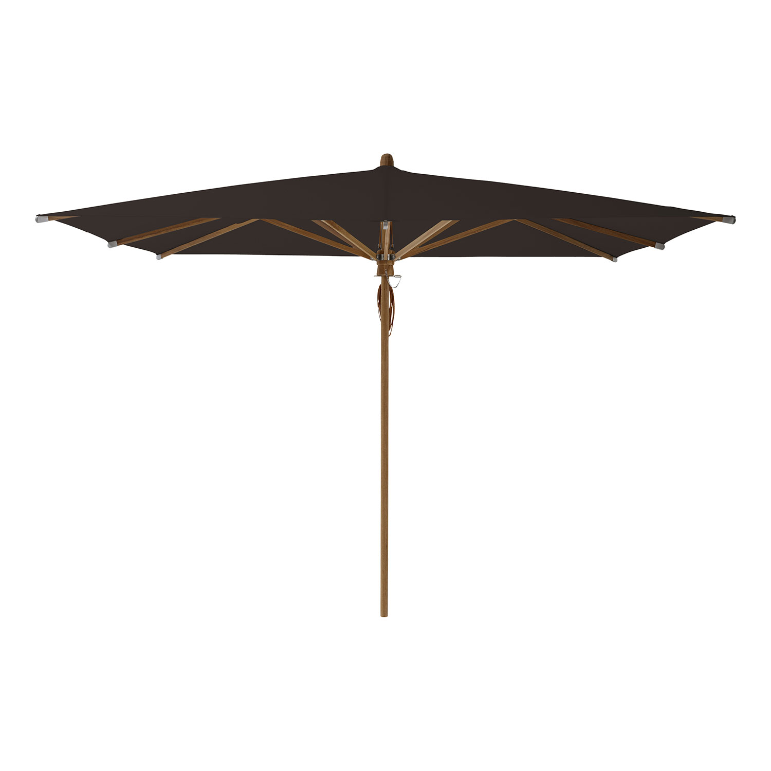 Glatz Teakwood Parasol 330×330 cm Kat.5 615 Black Glatz