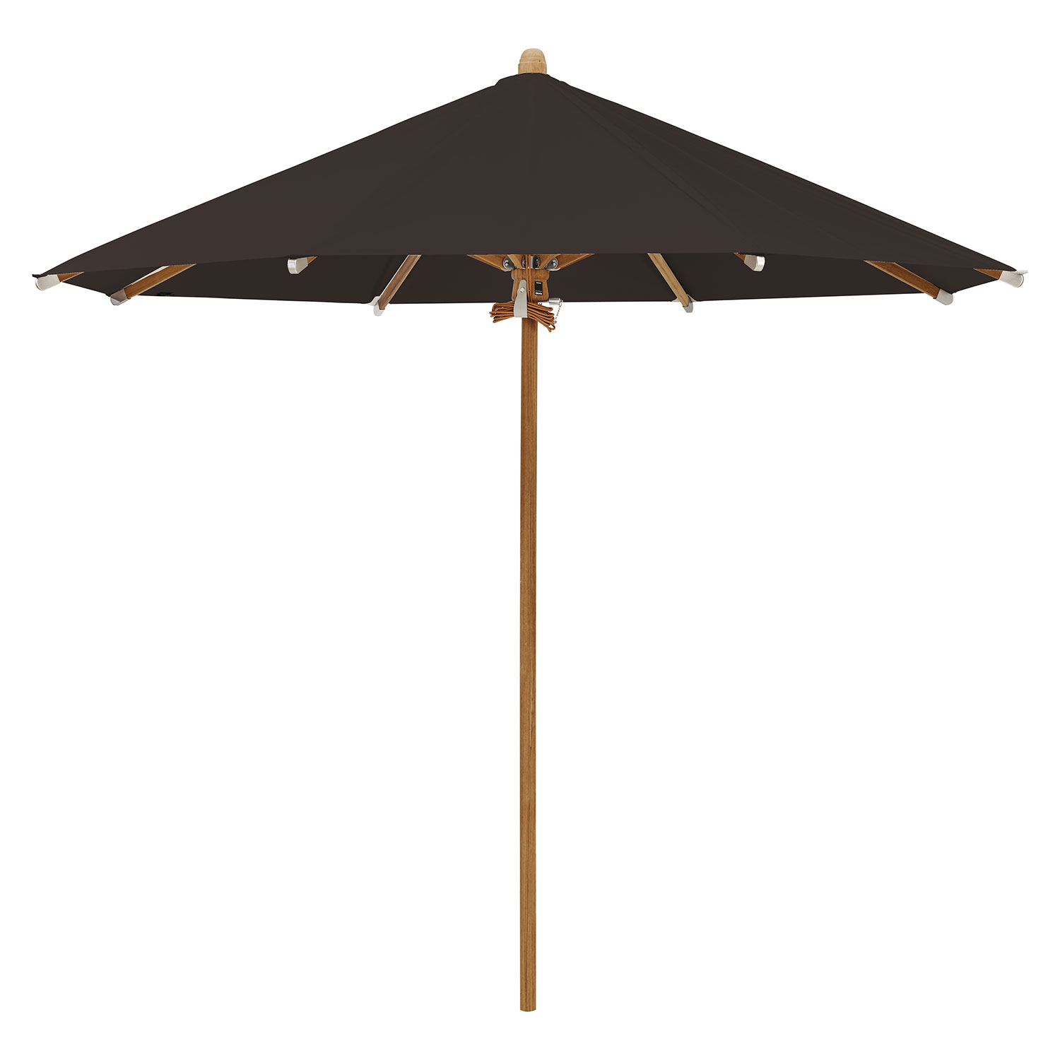 Glatz Teakwood Parasol 300 cm Kat.5 615 Black Glatz