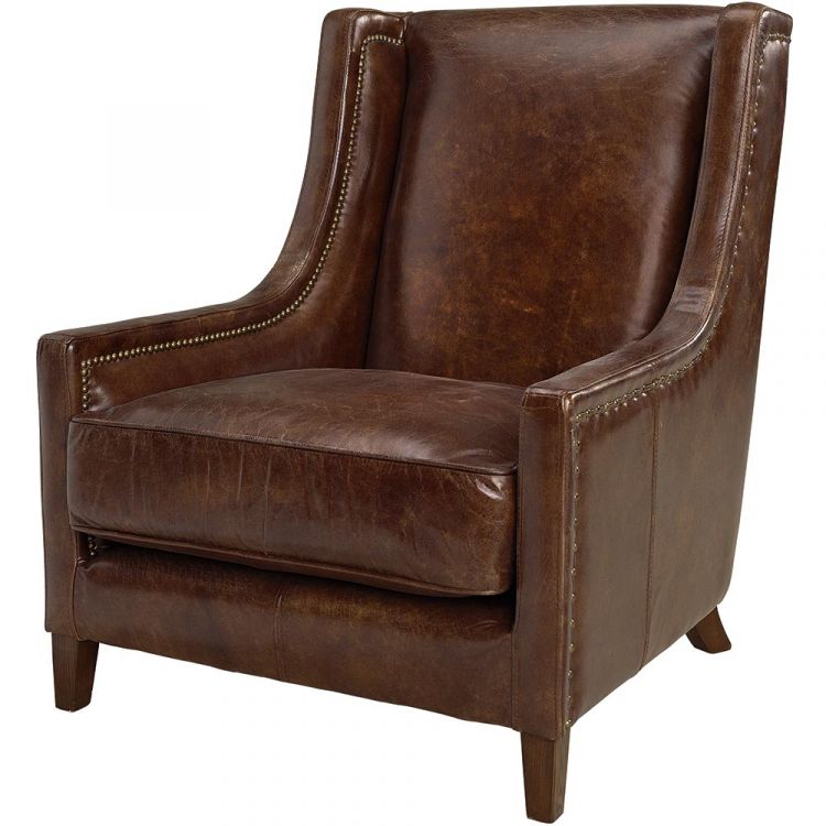 Artwood Aw44 Lænestol Leather Vintage Cigar Artwood