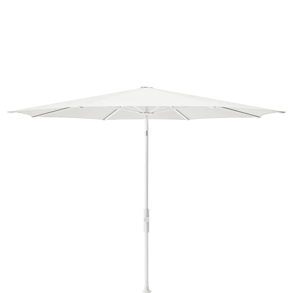 Glatz Twist 330 cm parasol matt white Kat.5 510 White