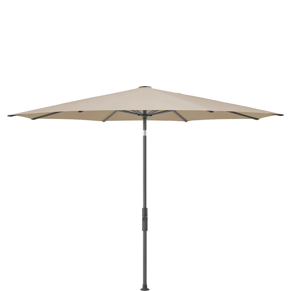 Glatz Twist parasol 300 cm anthracite Kat.5 803 Linen