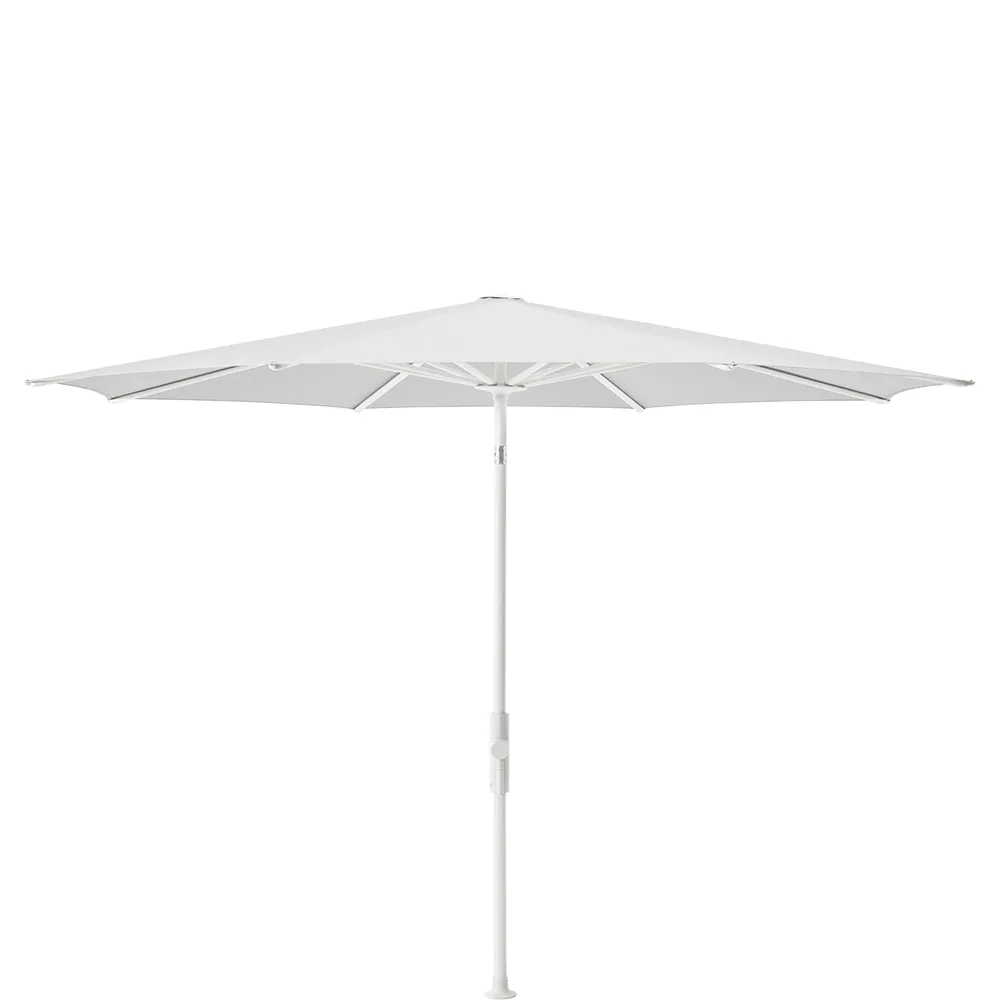 Glatz Twist 270 cm parasol matt white Kat.5 500 Plaster