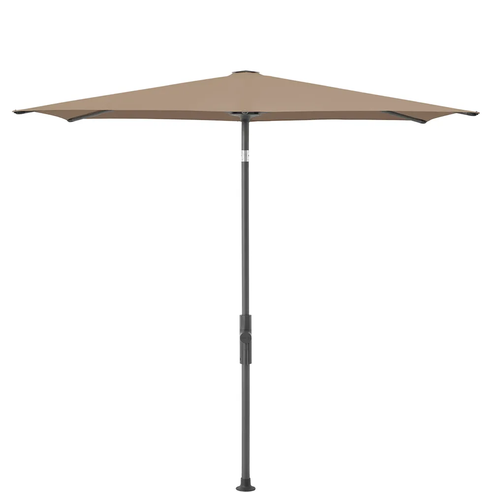 Glatz Twist parasol 210×150 cm anthracite Kat.5 650 Camel