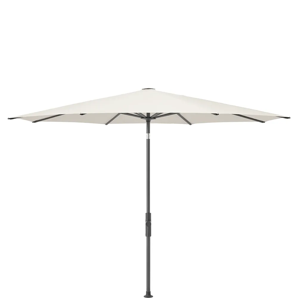 Glatz Twist parasol 270 cm anthracite Kat.4 453 Vanilla