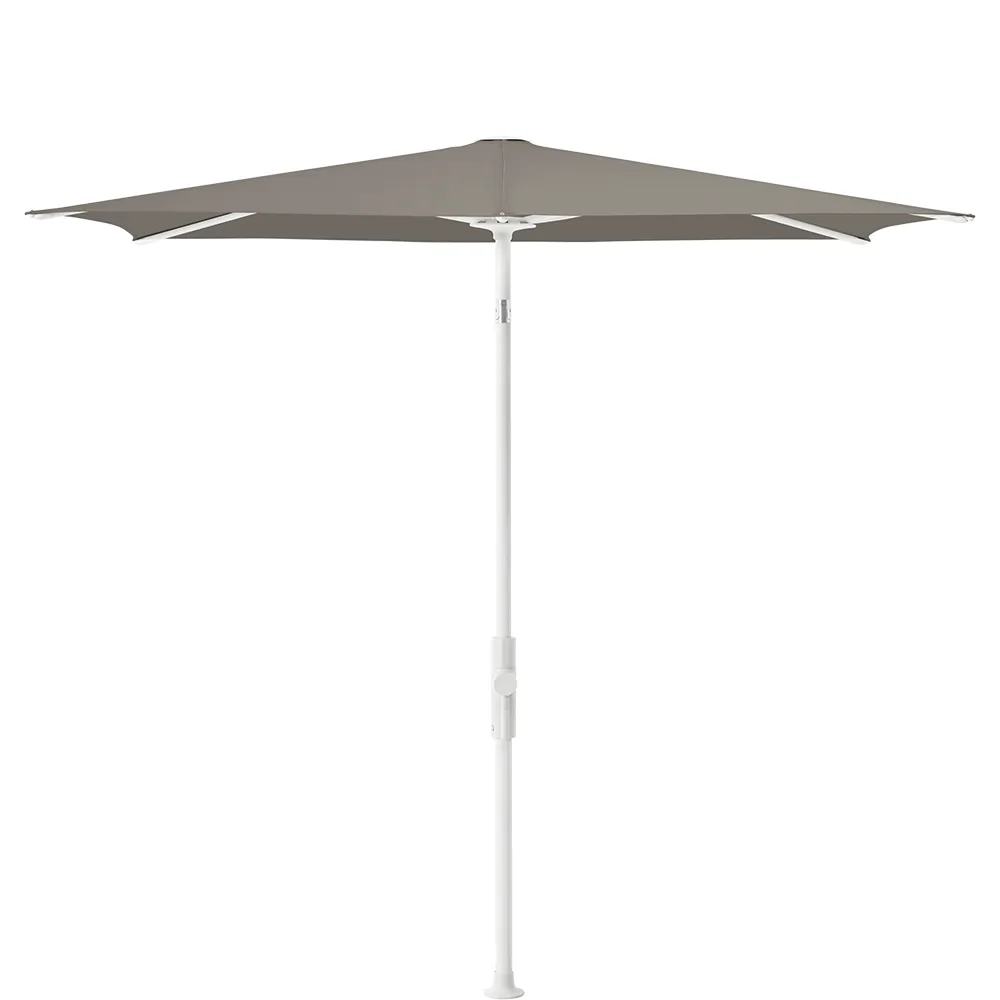 Glatz Twist parasol 250×200 cm matt white Kat.4 461 Taupe