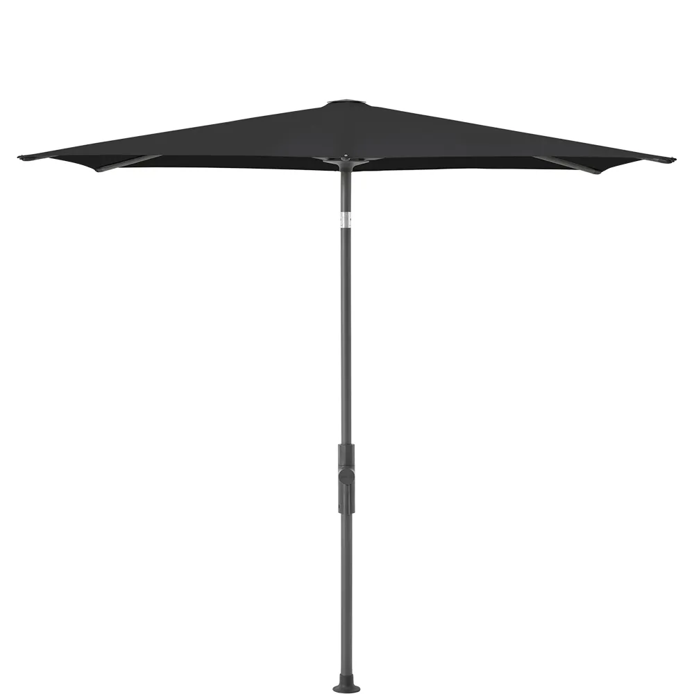 Glatz Twist parasol 250×200 cm anthracite Kat.4 408 Black