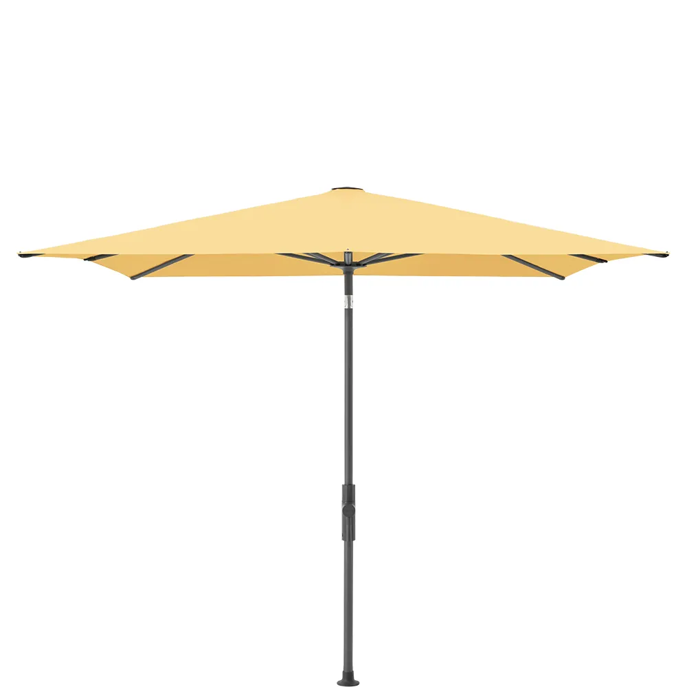 Glatz Twist parasol 240×240 cm anthracite Kat.4 438 Straw