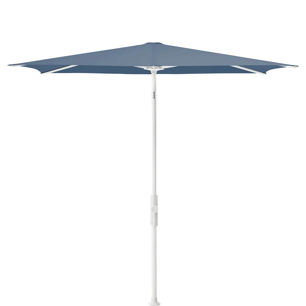 Glatz Twist parasol 250×200 cm matt white Kat.5 601 Waterfall