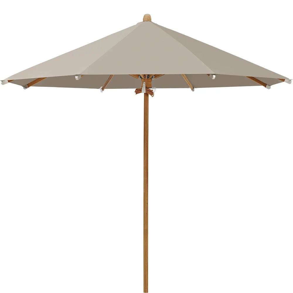 Glatz Teakwood parasol 300 cm Kat.5 605 Clay
