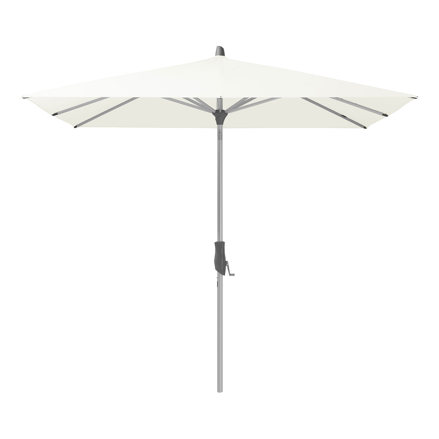 Glatz Alu-Twist Parasol 240×240 cm Kat.5 510 White Glatz