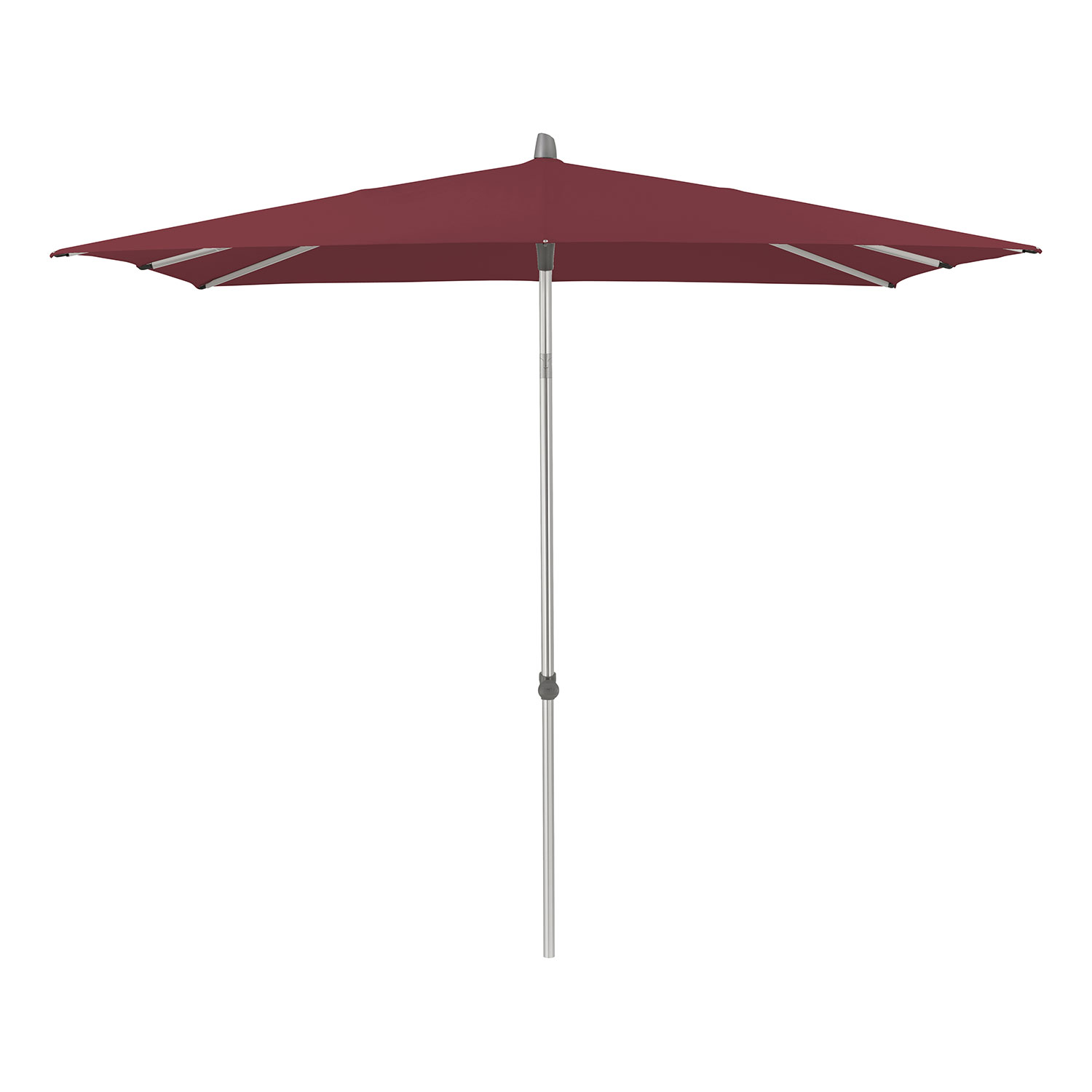 Glatz Alu-Smart Parasol 240×240 cm Kat.4 436 Wine Glatz