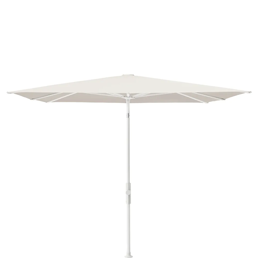 Glatz Twist parasol 240×240 cm matt white Kat.4 453 Vanilla