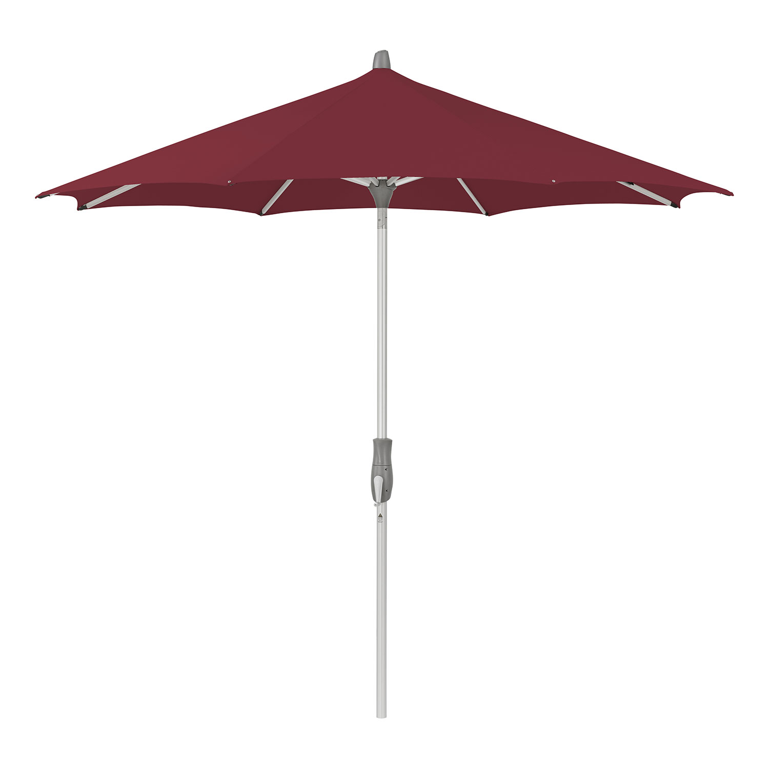 Glatz Alu-Twist Parasol 300 cm Kat.5 645 Burgundy Glatz