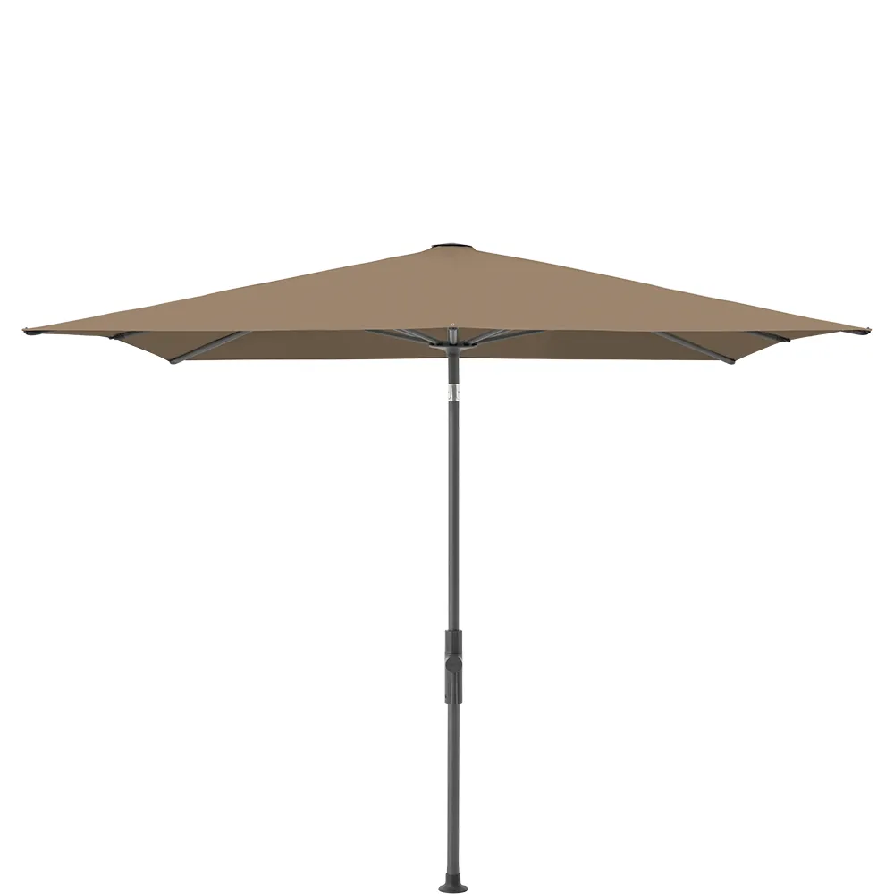 Glatz Twist parasol 240×240 cm anthracite Kat.5 805 Walnut