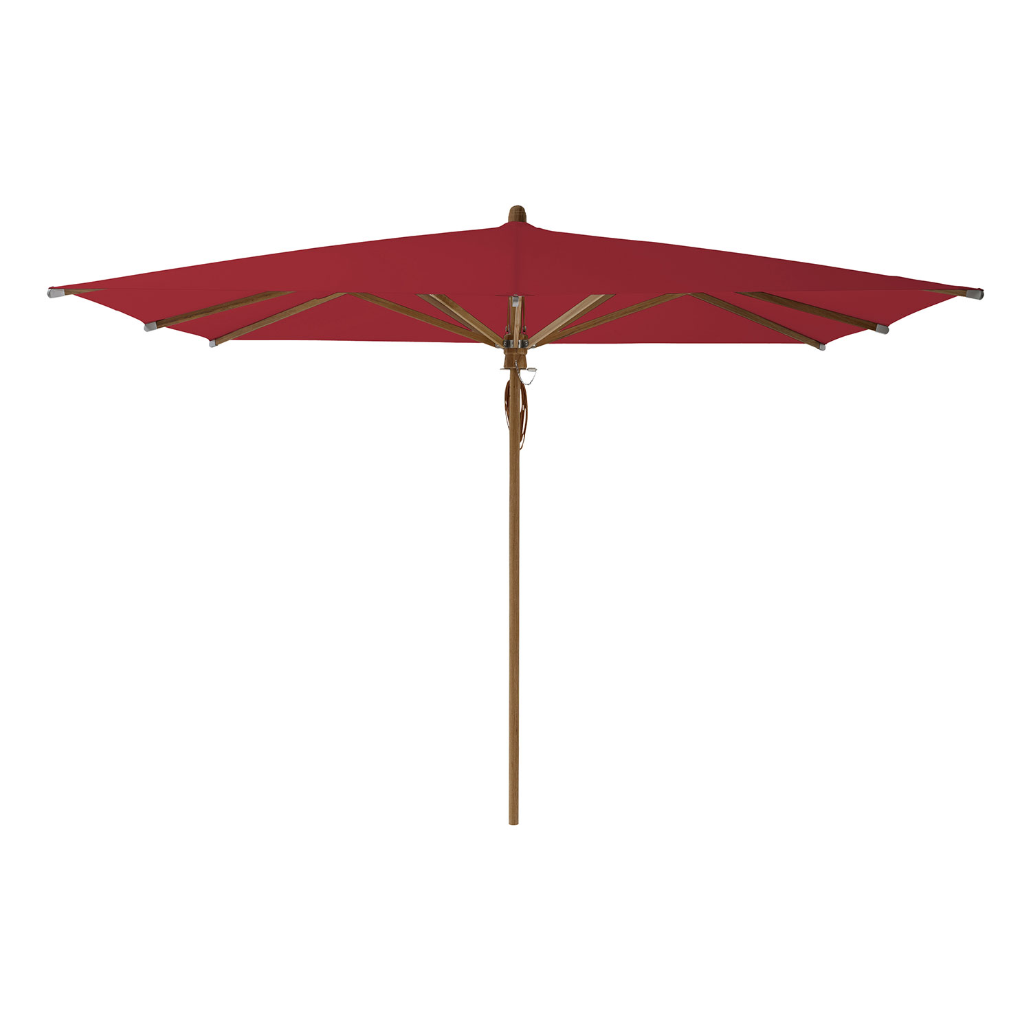 Glatz Teakwood Parasol 330×330 cm Kat.5 646 Rubino Glatz