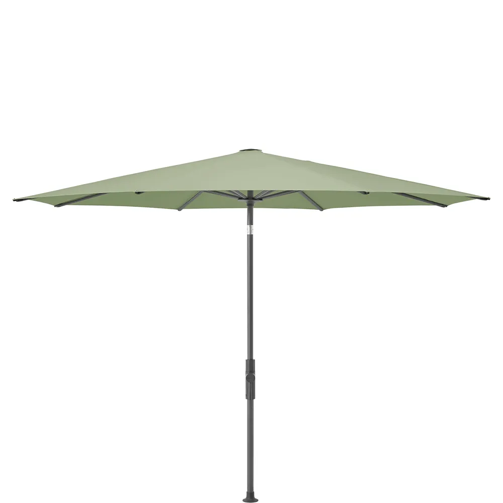 Glatz Twist parasol 270 cm anthracite Kat.5 579 Pistacchio