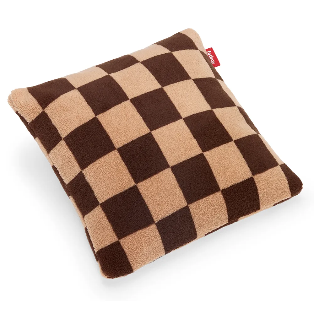 Fatboy Square Pyntepude teddy chess brown