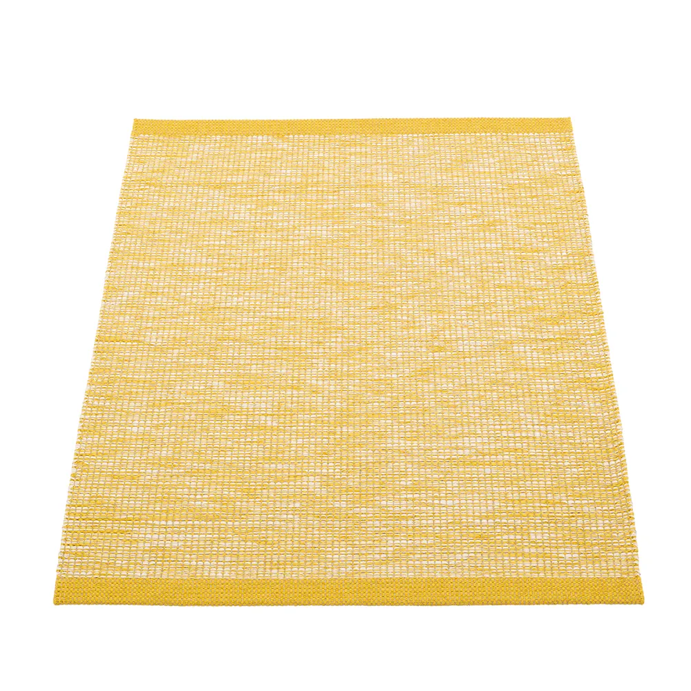 Pappelina Sam tæppe 70 x 90 cm Mustard/Cream