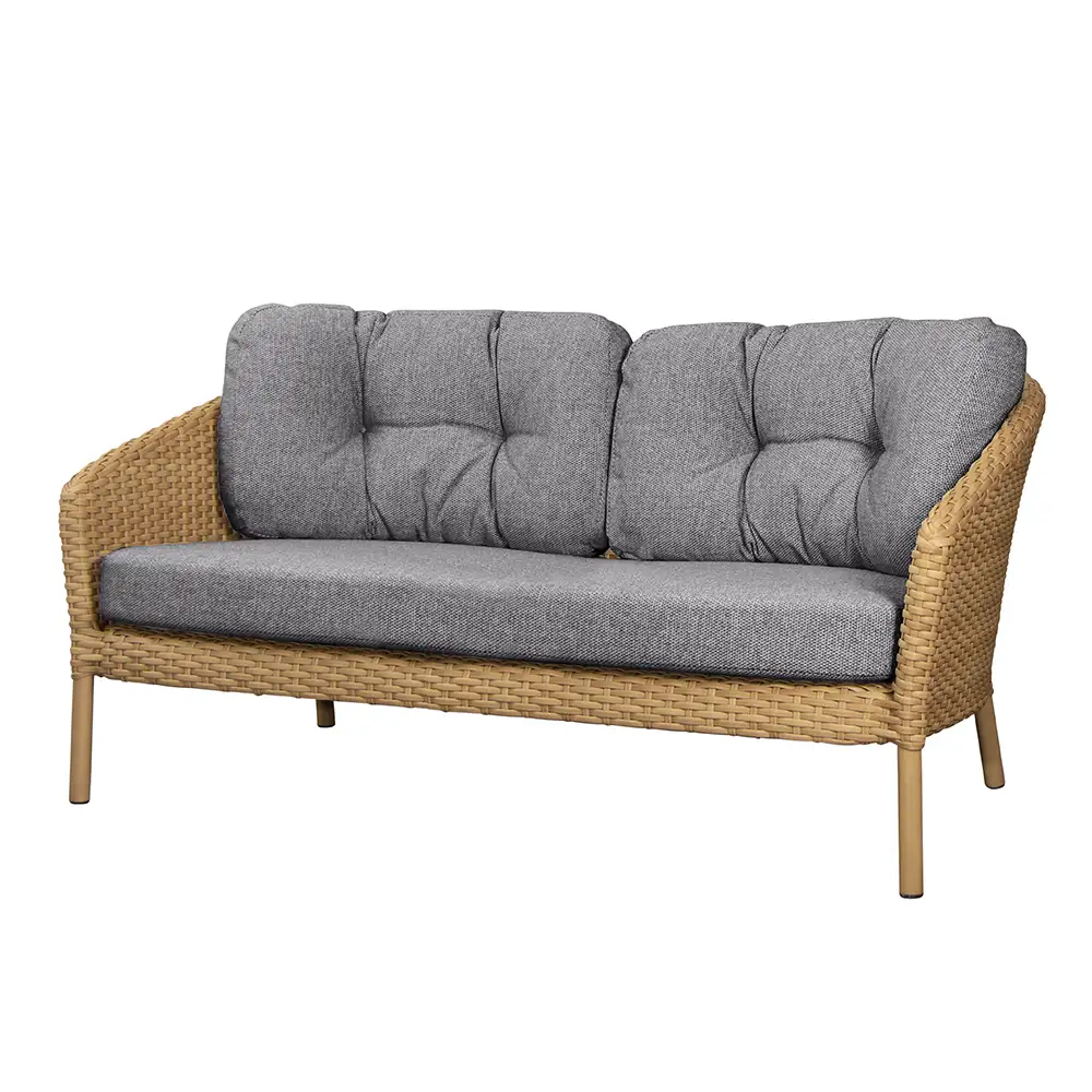 Cane-Line Ocean pude sæt Dark grey til 2-personers sofa